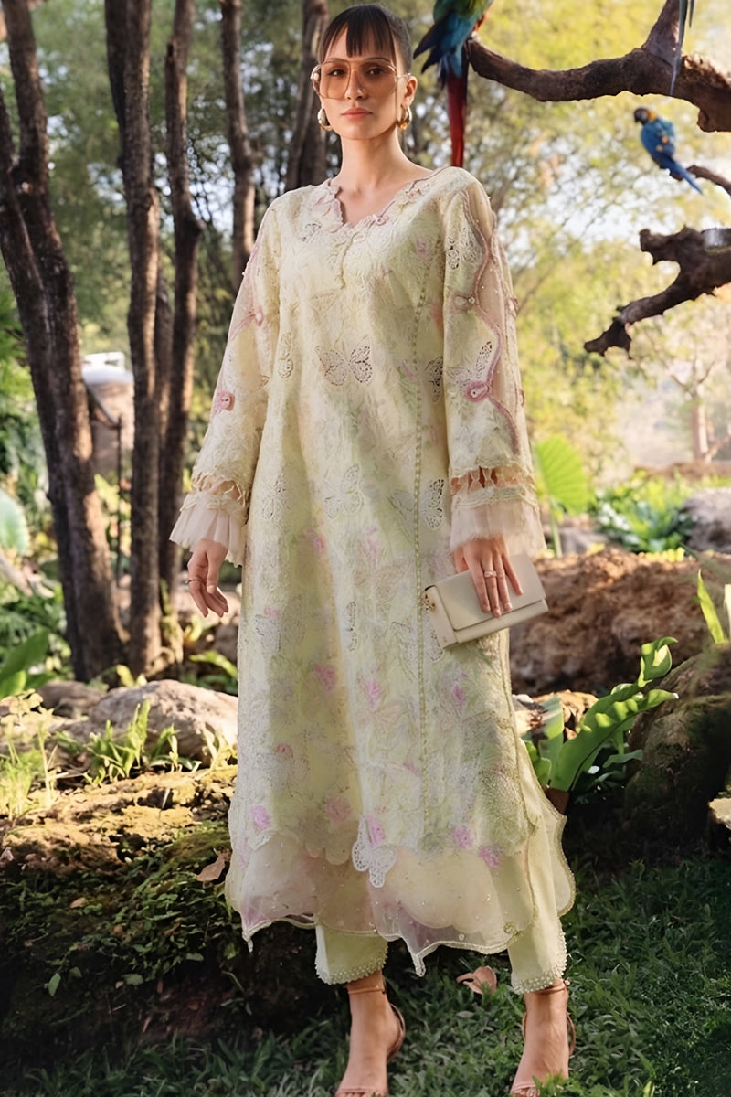 Maria.B Best Quality Pure Lawn suit (Unstitched)