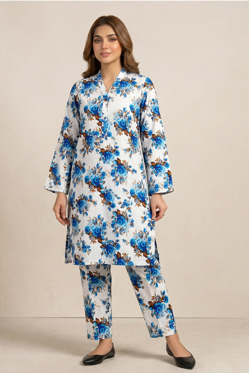 2 Piece Printed Lawn Suit  for Women zumaq collection Unstitched